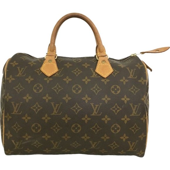 Louis Vuitton Handbags - 654423S Louis Vuitton Satchel Bag Speedy 30 Brown Monogram